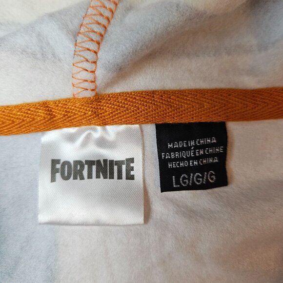 FortNite Beef Boss Boys Hoodie Jacket Large Mesh Eyes Masked Full Zip Co… - Picture 11 of 12
